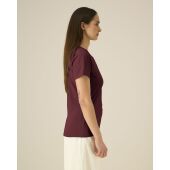 Stella Expresser 2.0 - Dagelijks fitted T-overhemd met een vrouwelijk cut - Burgundy (3XL)