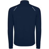 Estambul herensweater met lange mouwen en halve rits - Navy Blue - 3XL