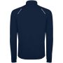 Estambul herensweater met lange mouwen en halve rits - Navy Blue - 3XL