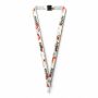 Polyester keycord met gesublimeerde satijnen overlay