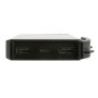 Skywave RCS gerecyclede kunststof zonne-powerbank 10000 mAh, zwart