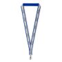 Polyester keycord met reflecterende overlay Polyester keycord met reflecterende overlay
