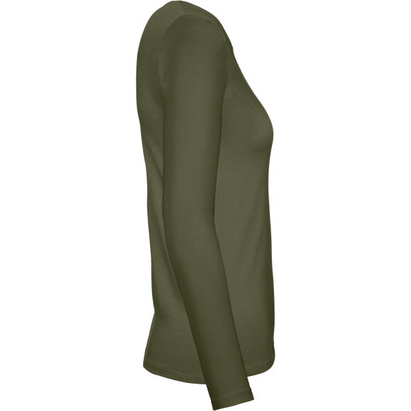 #E150 Ladies' T-shirt long sleeves Urban Khaki XXL #E150 Ladies' T-shirt long sleeves Urban Khaki XXL