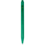 Chartik monochromatische balpen van gerecycled papier met matte afwerking (zwarte inkt) - Groen