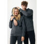 Iqoniq Abisko gerecycled katoen hoodie met rits, heather anthracite (XXS)