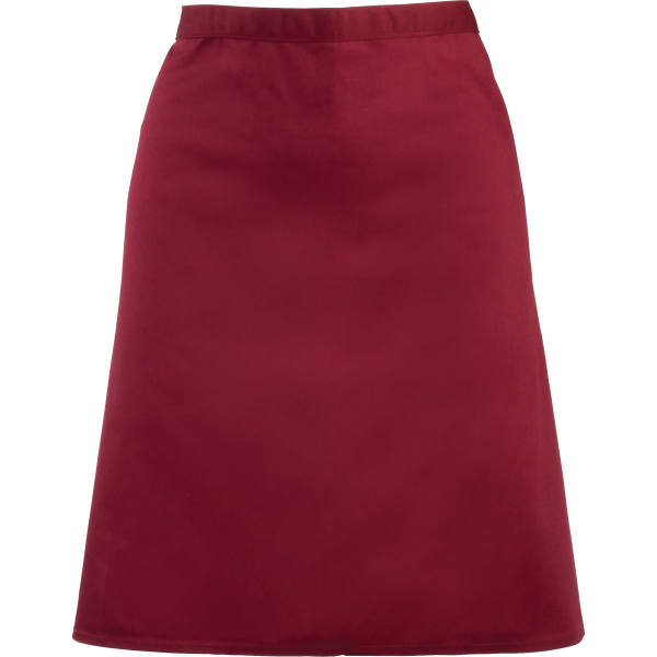 Halflang heupschort "Colours" Burgundy One Size Halflang heupschort "Colours" Burgundy One Size