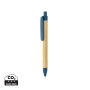 Write responsible recycled papieren pen, blauw