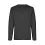 Interlock T-shirt | lange mouw - Houtskool, 2XL