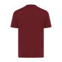 IQONIQ Sierra lichtgewicht gerecycled katoen t-shirt, bordeauxrood (XXS)