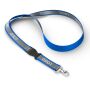 Afneembare polyester keycord met reflecterende overlay