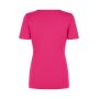 Interlock T-shirt | v-hals | dames - Roze, 3XL