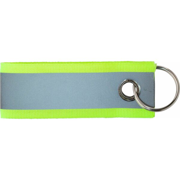Polyester reflecterende sleutelhanger Aliyah