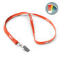 Ronde polyester lanyard