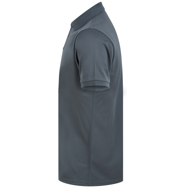 Herenpolo van gerecycled polyester Charcoal 4XL Herenpolo van gerecycled polyester Charcoal 4XL