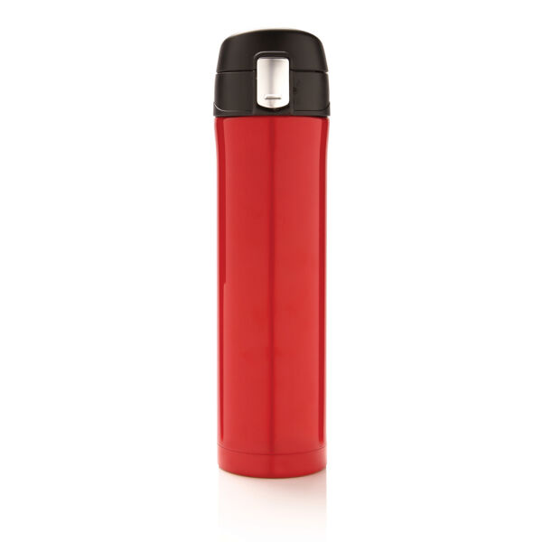 RCS gerecycled roestvrijstalen easy lock thermosfles, rood RCS gerecycled roestvrijstalen easy lock thermosfles, rood