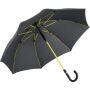 AC midsize umbrella FARE® Style black-yellow