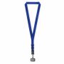 Geweven verstelbare crossbody telefoonhouder met gegraveerde metalen logoplaat