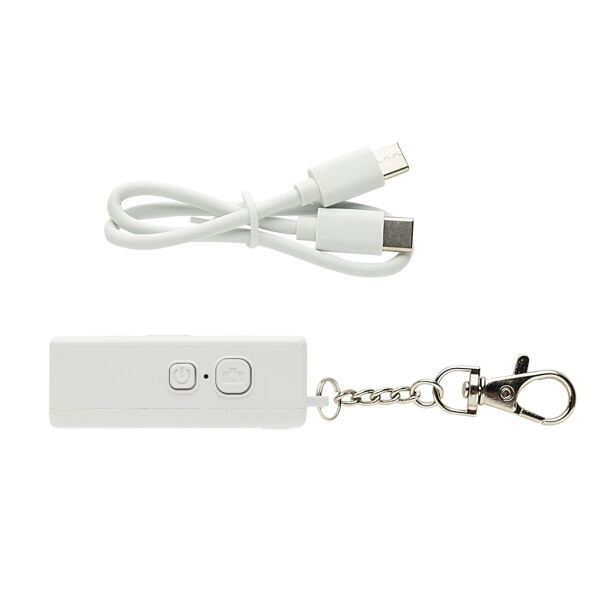 Cliq it RCS gerecyclede plastic sleutelhangercamera, wit Cliq it RCS gerecyclede plastic sleutelhangercamera, wit