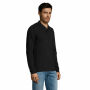 PERFECT LSL MEN - PERFECT MEN LSL POLO 180g - XXL - Zwart