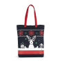 Shopper met kerstmotieven Night Navy One Size