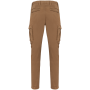 Ecologische verwassen cargobroek heren Washed Dark Camel 36 FR Ecologische verwassen cargobroek heren Washed Dark Camel 36 FR