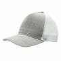 5-Panel-Cap CASUAL FIT grijs, wit