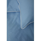 VINGA Marston OCS biologisch katoenen beddengoedset, 4 stuks, blauw