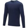 Ponoka biologisch heren t-shirt met lange mouwen - Marineblauw - XS