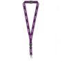 Afneembare polyester keycord met reflecterende draden