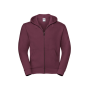 Authentic Sweatvest met capuchon Burgundy XXL