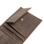 WILDERNESS I - Lederen billfold portemonnee bruin