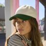 CONTRAST PEAK LEISURE CAP, NATURAL/FOREST GREEN, One size, BEECHFIELD