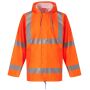 Ademend regenjasje Hi-Vis Soft Flex Hi Vis Orange S