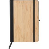 Notitieboek Dorita | Bamboe | A5 | Gelinieerd - zwart
