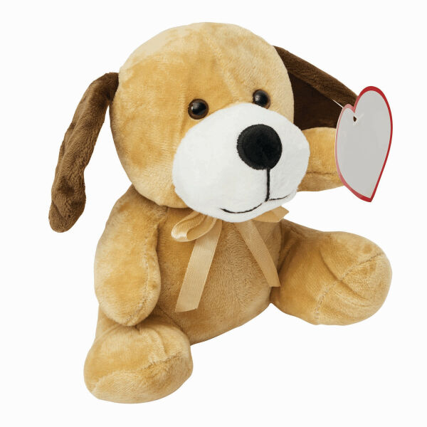 PEPPO - Zittende pluche hond