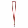 Polyester koord-keycord met bamboe plaatje