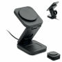 SATELIT - 3-in-1 opvouwbaar laadstation - Zwart SATELIT - 3-in-1 opvouwbaar laadstation - Zwart