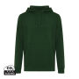Iqoniq Rila lichtgewicht gerecycled katoen hoodie, forest green (L)