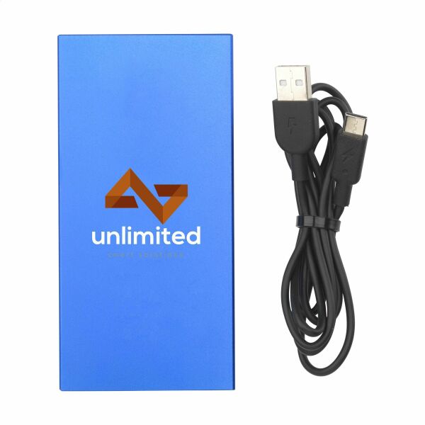 Tecco GRS Recycled Alu Powerbank 5000 Ladegerät - blau Tecco GRS Recycled Alu Powerbank 5000 Ladegerät - blau