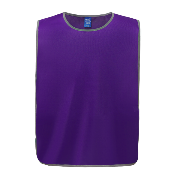Personalisatie veiligheidshesje met reflecterende rand Purple XXL/3XL Personalisatie veiligheidshesje met reflecterende rand Purple XXL/3XL