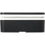 MIYO Renew 700 ml enkellaagse lunchbox - Graniet/Zwart MIYO Renew 700 ml enkellaagse lunchbox - Graniet/Zwart