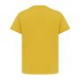 Iqoniq Koli kids lichtgewicht gerecycled katoen t-shirt, ochre yellow (5-6 y)