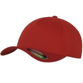 5 PANEL CAP, RED, S/M, FLEXFIT