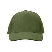 WALE - 5 panelen corduroy baseballcap - Legergroen