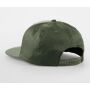 5 PANEL SNAPBACK RAPPER CAP, OLIVE GREEN, One size, BEECHFIELD