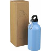 Gerecyclede roestvrijstalen enkelwandige fles (400 ml) Sable zwart
