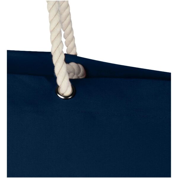 Florida 270 g/m² GRS gerecyclede strandtas 18L - Marineblauw Florida 270 g/m² GRS gerecyclede strandtas 18L - Marineblauw