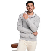 Montblanc unisex hoodie met volledige rits - Marl Grey - 3XL