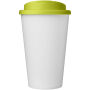 Americano® Eco 350 ml gerecyclede beker met spill-proof deksel - Lime/Wit
