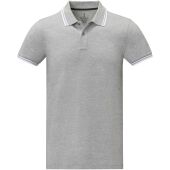 Amarago 200 g/m² tipping herenpolo met korte mouwen - Gemêleerd grijs - XS Amarago 200 g/m² tipping herenpolo met korte mouwen - Gemêleerd grijs - XS